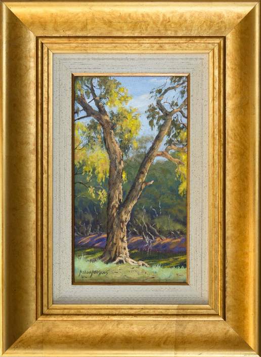 “Darling River Tree Study 4” Original 9 x 5 Oil Painting – Framed ...